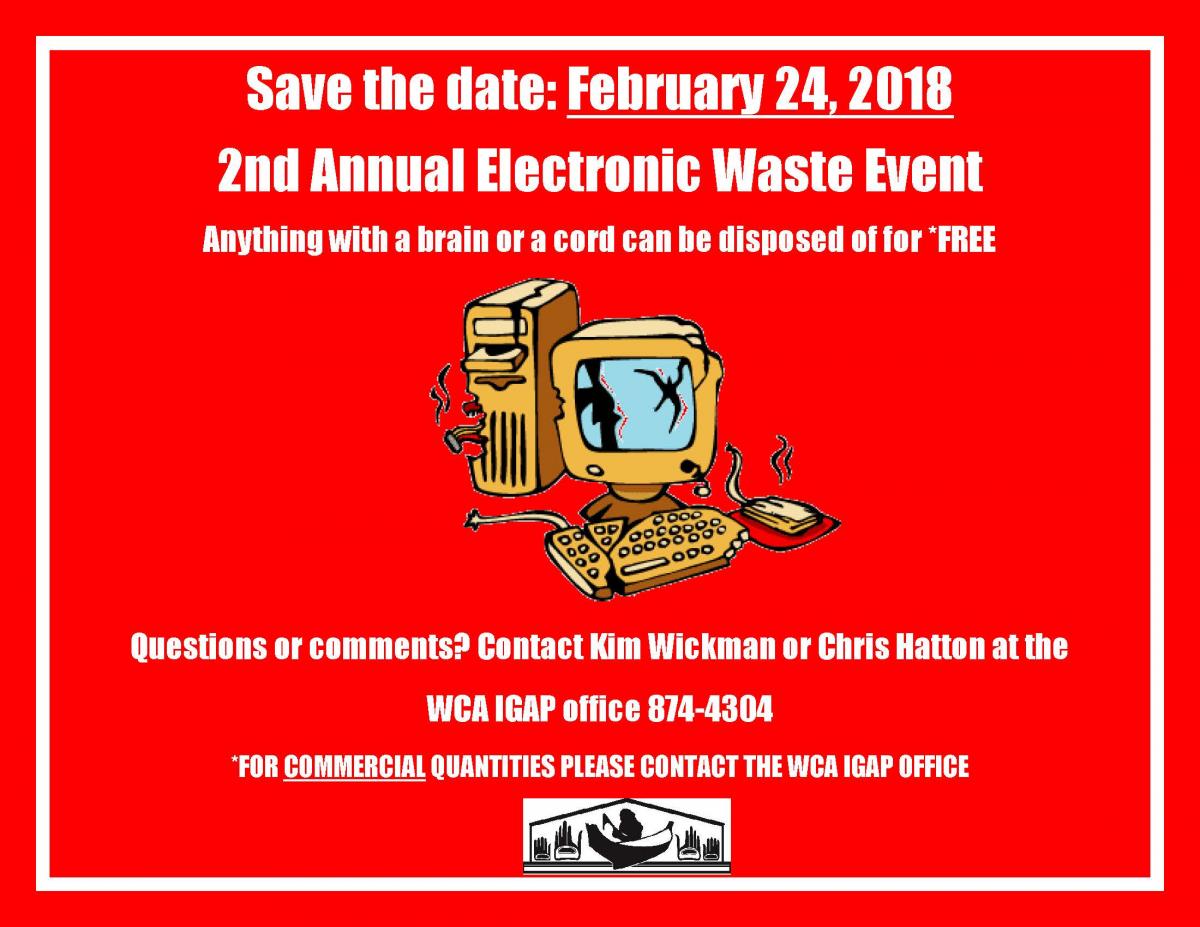e waste disposal day wrangell alaska