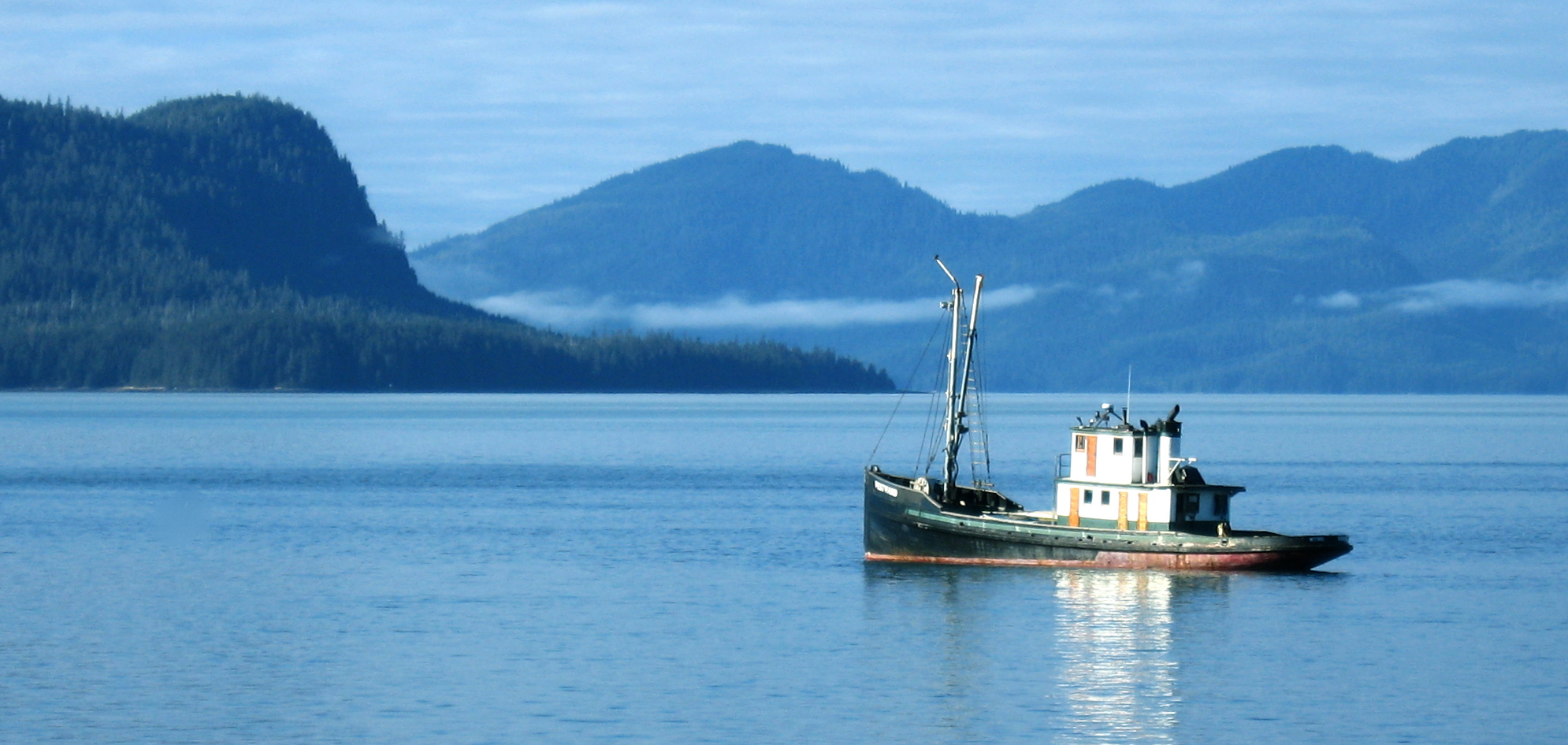 Fishing Boat in front of Elephant's Nose