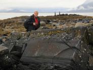 Speaker Vasily of Wrangell Island, Russia at Petroglyph Beach