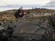 Speaker Vasily of Wrangell Island, Russia at Petroglyph Beach