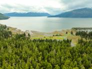 View of subdivision from the uplands. 