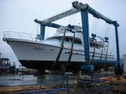 Marine Service Center boat in lift