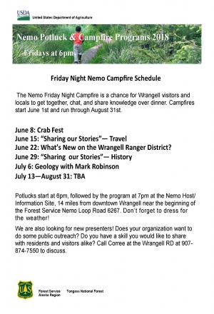 Campfire at Nemo 2018 Schedule