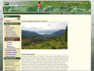 USFS Project site