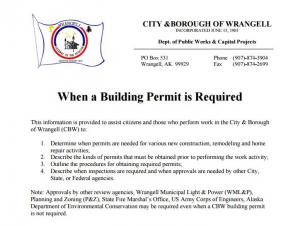 Building permit memo