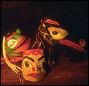 Collection of Tlingit masks