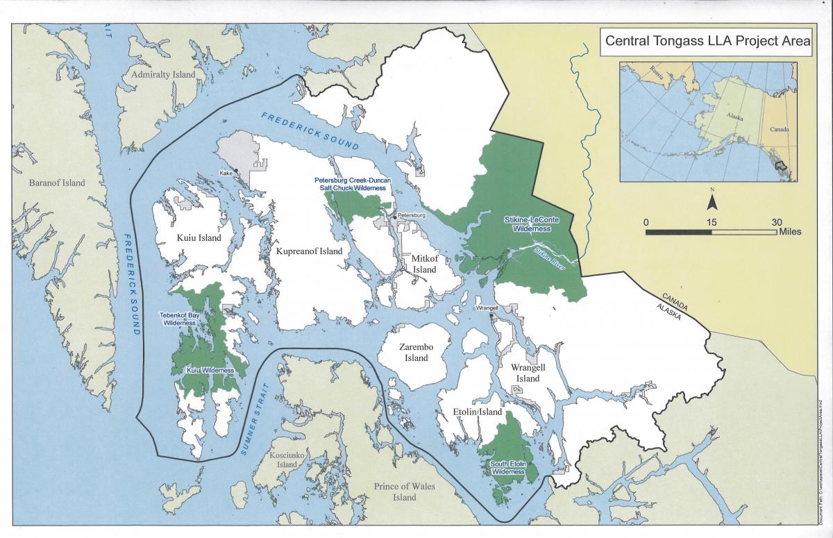 Wrangell Island Alaska Map