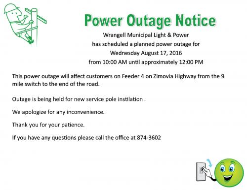 Power Outage Wrangell Alaska